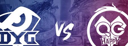 KPL常规赛5月13日DYG对阵重庆QGhappy