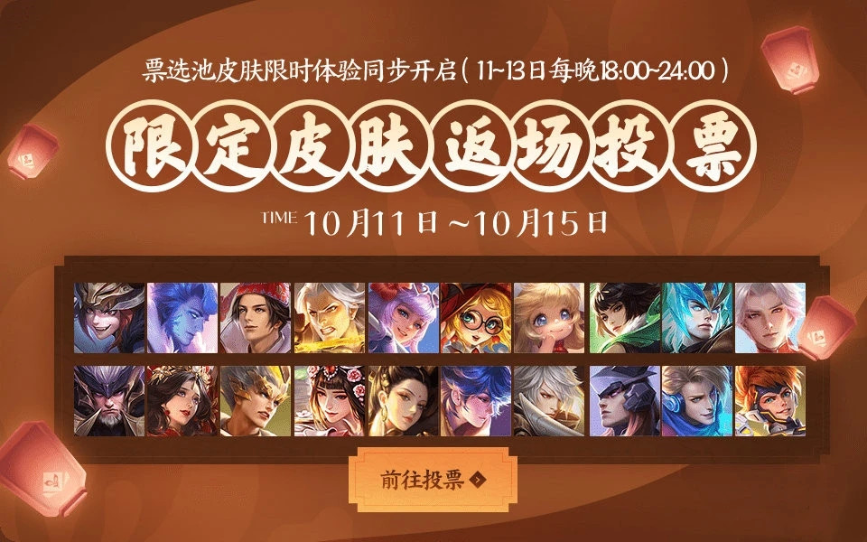 王者荣耀五周年皮肤返场呼声高的皮肤