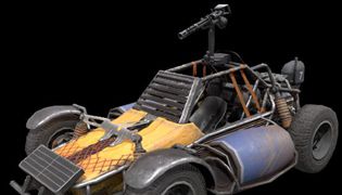 和平精英武装buggy越野车载具评测