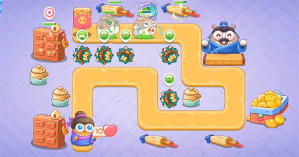 保卫萝卜4白萝卜传奇第5关通关攻略