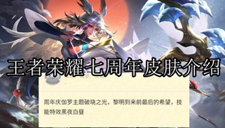 王者荣耀7周年限定皮肤介绍