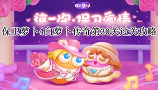 保卫萝卜4白萝卜传奇第30关通关攻略